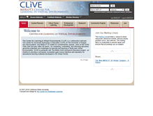Tablet Screenshot of clive.merlot.org