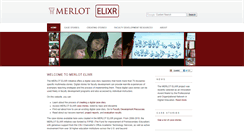 Desktop Screenshot of elixr.merlot.org