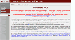 Desktop Screenshot of jolt.merlot.org