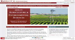 Desktop Screenshot of agriculture.merlot.org